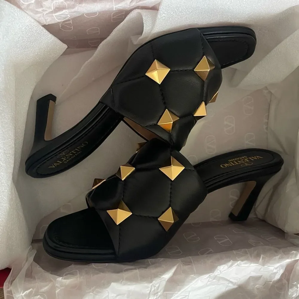 SOLD!!!!VALENTINO GARAVANI Slide Sandal EU 38.5 FREE AUTHENTIC - Picture 8 of 16